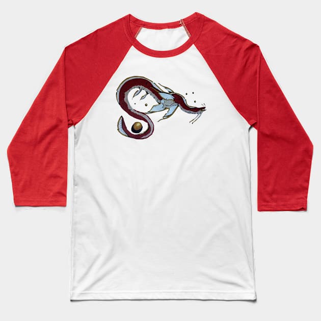 Pearler Baseball T-Shirt by Innominatam Designs